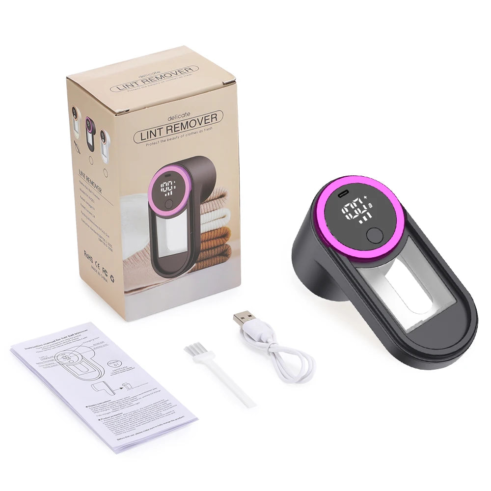 Portable Electric Pellets Lint Remover for Clothing Hair Ball Removal Rechargeable Clothes Sweater Shaver Plush Clothing Razor