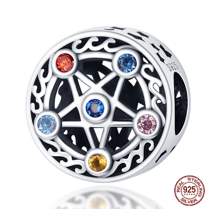 Original Ocean Series Fit 3mm Bracelet 100% Authentic 925 Sterling Silver Turtle Crab Mermaid Charm Beads DIY Jewelry Gift