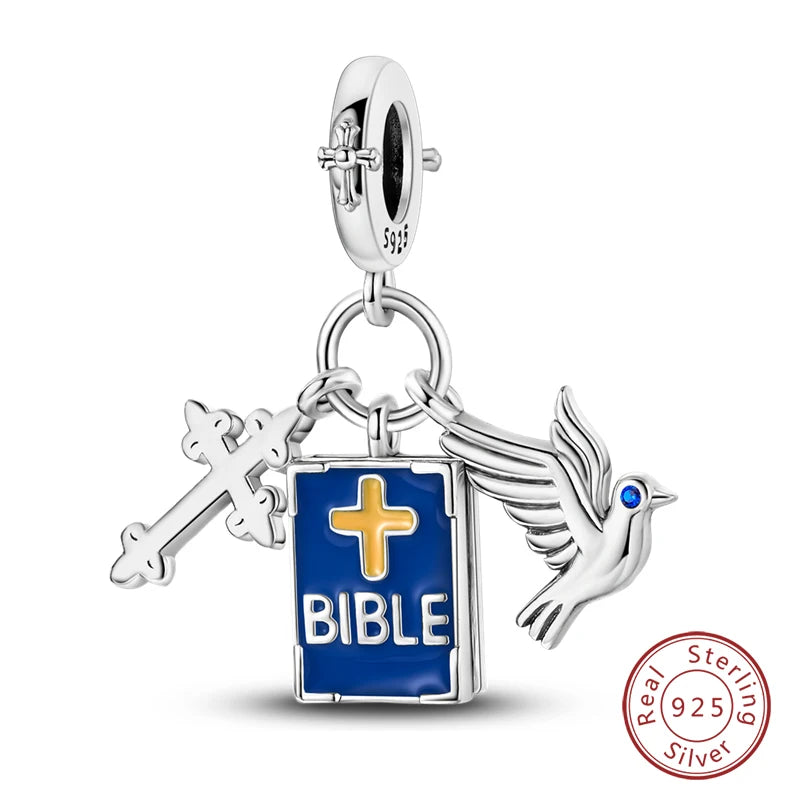 100% Real 925 Sterling Silver Classic Devil's Eye Charms Beads For Women Fit Original Qikaola Bracelets Fine DIY Jewelry Making