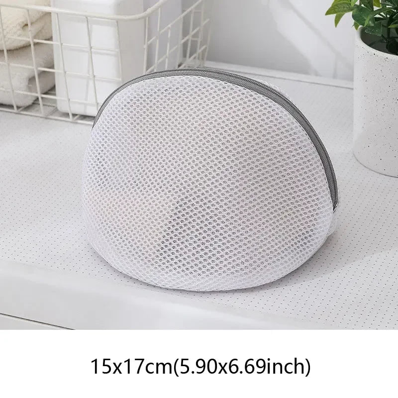 Mesh Washing Machine Laundry Bag Protection Net Foldable Thicken Clothes Socks Wash Pack Household Cleaning Tools Accessories