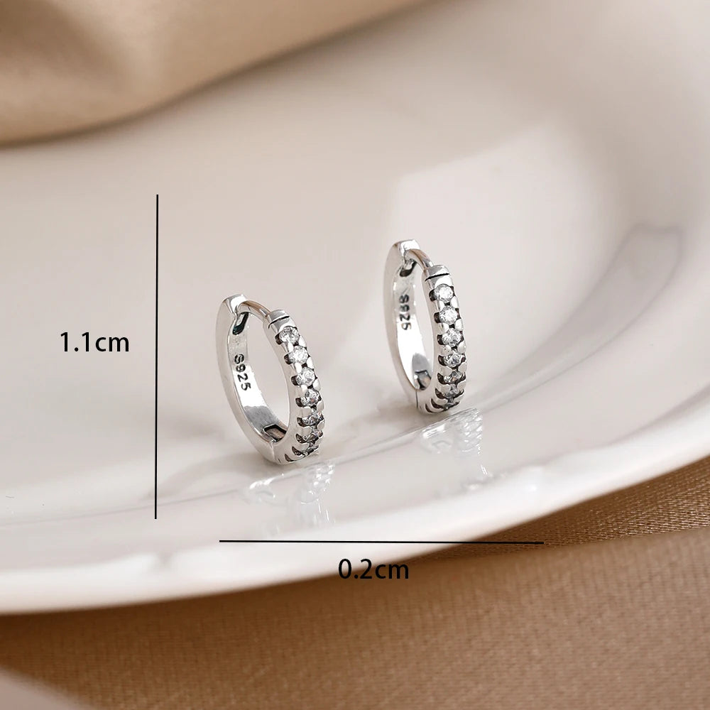 2025 New 925  silver earrings with sparkling red heart and pink bow earrings that fit original women's jewelry DIY birthday gift