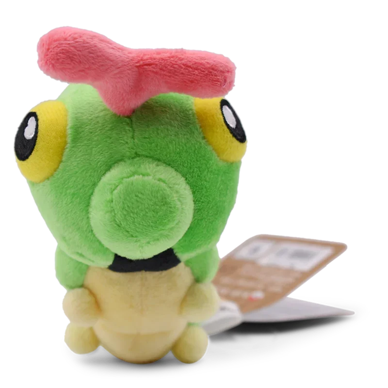 Caterpillar Green Plush Toy,Stuffed Animal, All Star Collection Birthday Kids Boys Girl Gift Decor 5 Inch