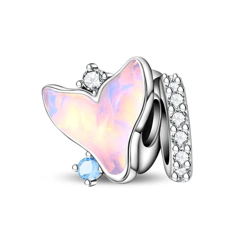 Ocean Trendy 925 Silver Dolphin Crab Boat Beach Charms Beads Fit 3mm Original Bracelets DIY Thoughtful Fine Jewelry Making Gifts