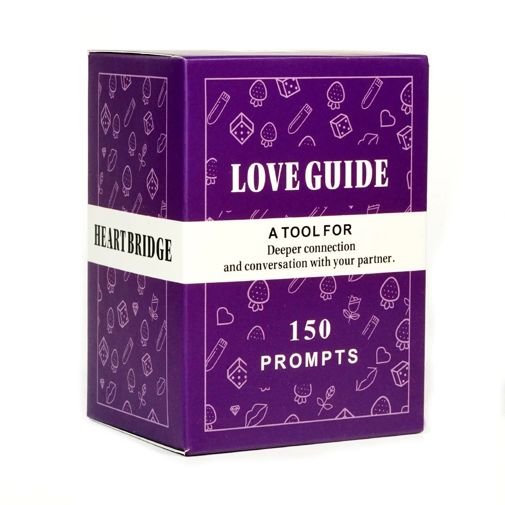 LOVE GUIDE - A TOOL FOR Deeper connection and conversation with your partner Strengthen Relationships Card Game