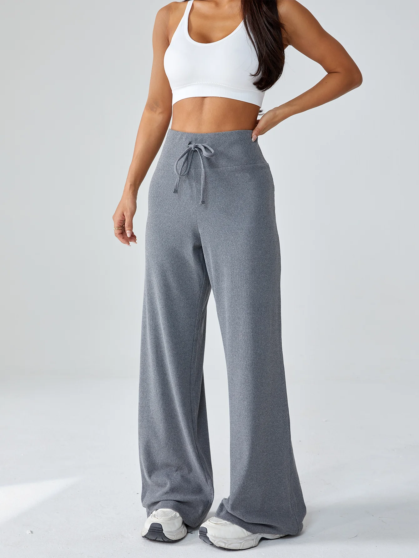 Gym Woman Clothing Sportswear Breathable Trousers Yoga-to-Street Chic Athleisure Fitness Pants Trendy Women's High-Waisted Yoga