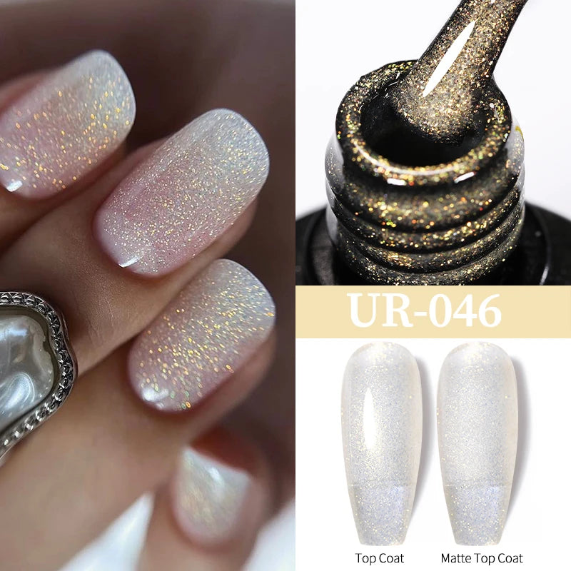 UR SUGAR 15ml Extension Nail Gel Polish Camouflage Nude Pink Semi Permanent UV Hard Gel Nails Finger Prolong Acrylic Varnish