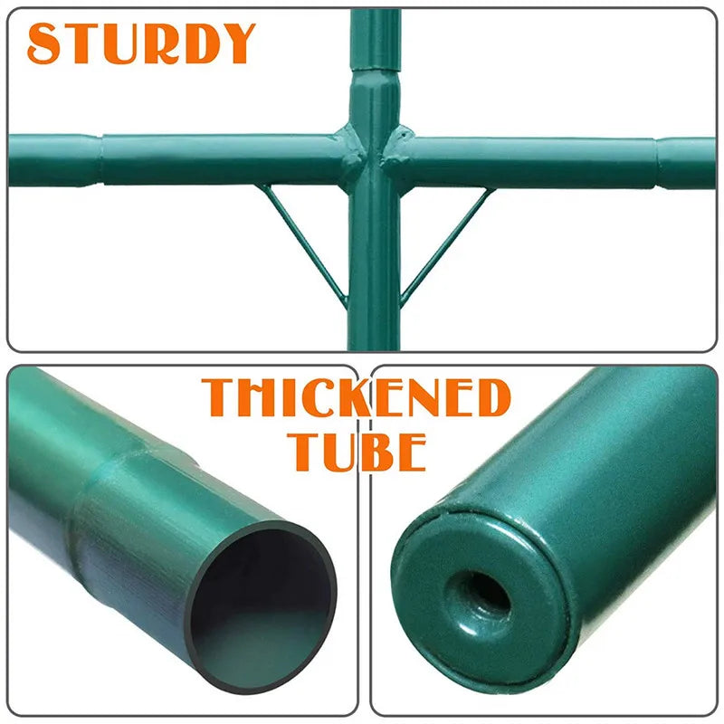 Greenhouse 300x200x180cm Garden Garden Greening Plant Flower Vegetable Protection Greenhouse Including Frame and Cover