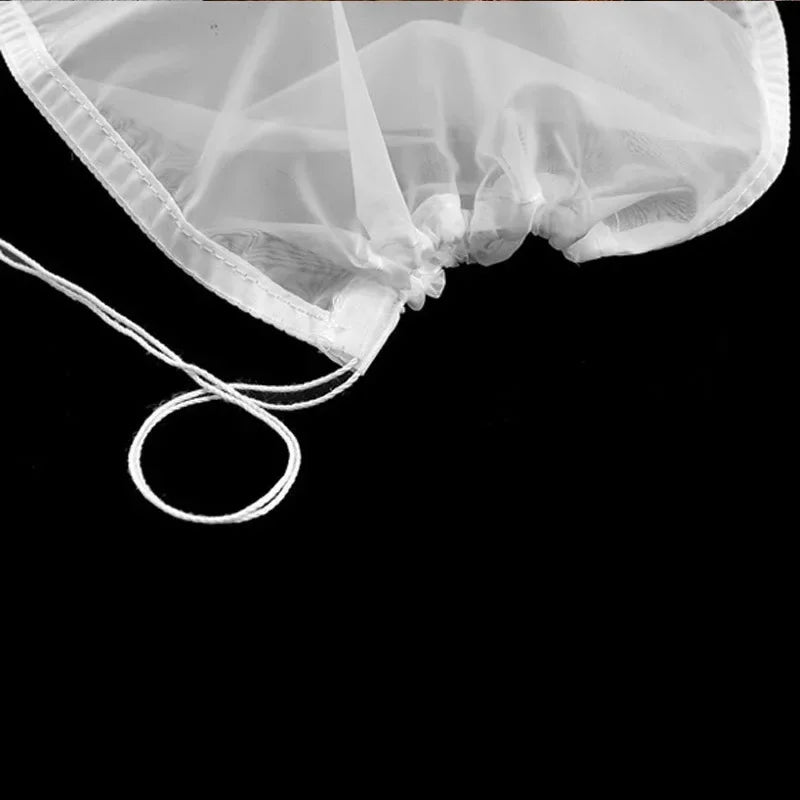 1pc Nylon Filter Bag for Brewing Malt Coffee Beans Boiling Strainer Residue Filtration Tool Mesh Bag Wine Soy Milk Colanders