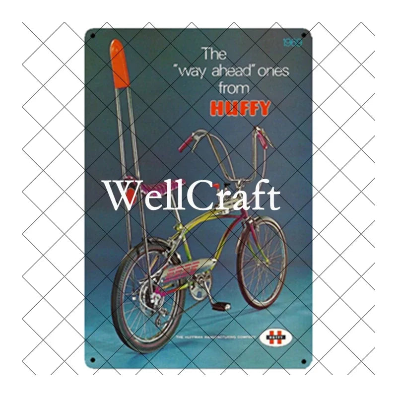 [ WellCraft ] Bicycle Velosolex Tin Signs Retro Bike Wall Plaque Pub Decor WX-11 vintage decor  home decor  room decor