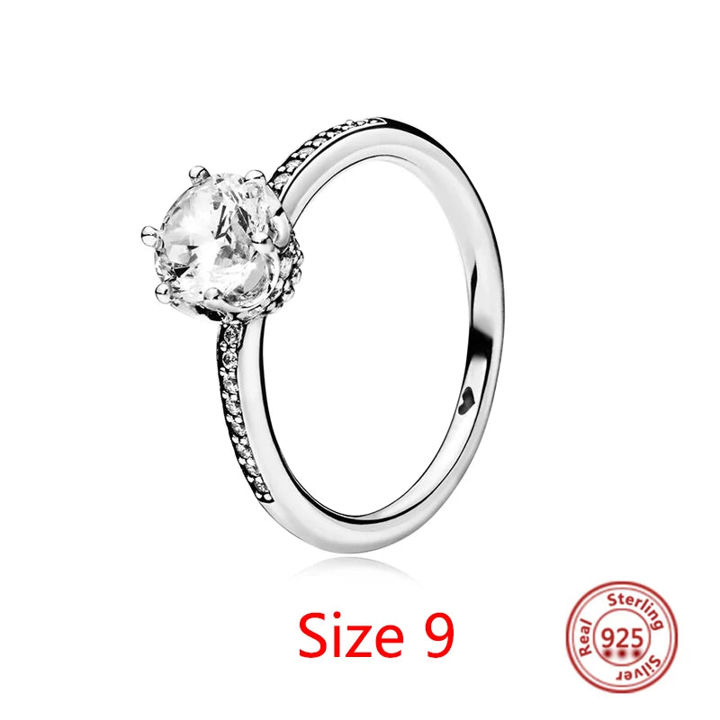 Bestselling 925 Sterling Silver Flower Shaped Hollow Design With Sparkling Zircon Star Ring Suitable For Women's Jewelry