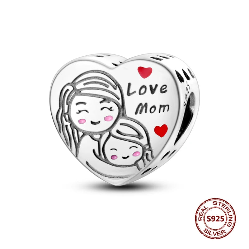 925 Sterling Silver Strawberry Turtle Owl Charm Beads Suitable For Original Bracelet Women DIY Jewelry Making Birthday Gifts