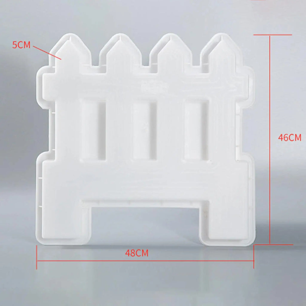 Garden Border Mould DIY Fencing Landscaping Decorative Resin Casting Reusable for Lawn Porch Terrace Roadside Flower Bed