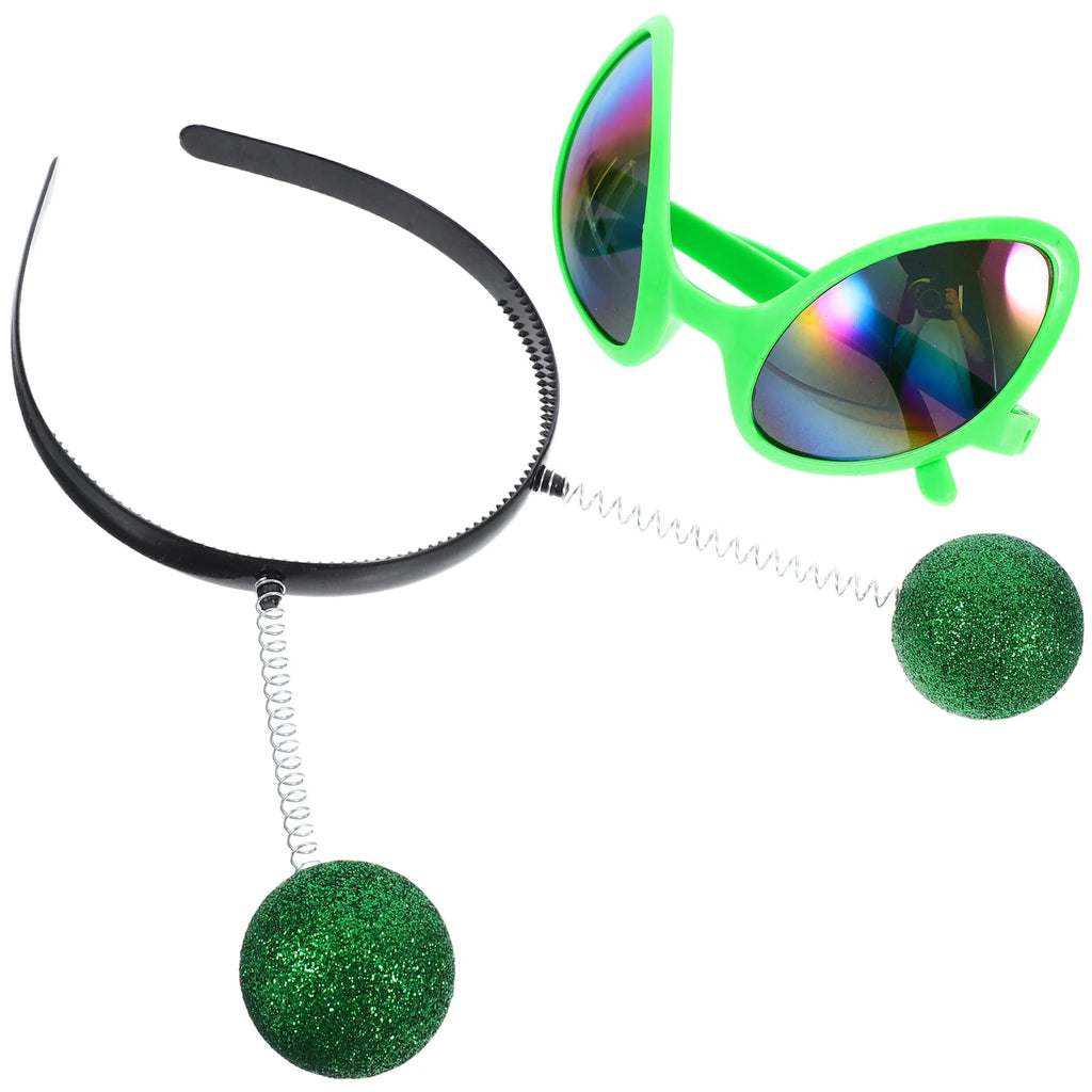 1 set Funny Accessories Costume for Antenna Headband Band Party Halloween Decorations Women Photo Prop