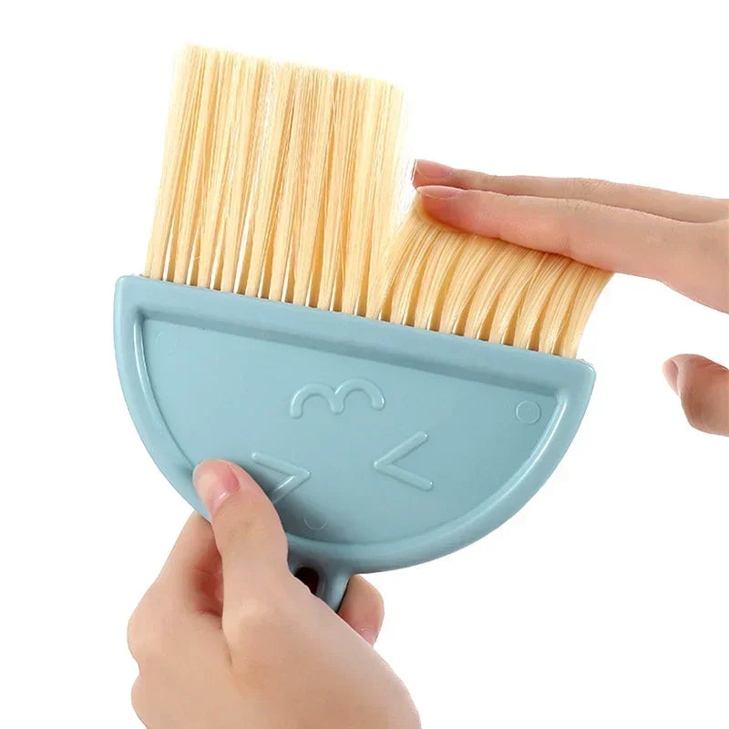 Household Desktop Mini Broom Keyboard Gap Cleaning Brush Small Broom Set with Dustpan Computer Debris Brush Home Cleaning Tools