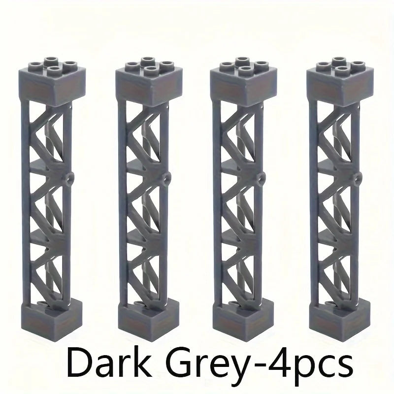 3pcs Plates 16 X 16 Double Sided Baseplate Building Blocks, Base Plate City Parts, Educational Toy Halloween Christmas Gifts