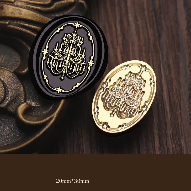 Wax Seal Stamp Vintage Halloween Personalized Wedding Stamp Old Castle Wax Seal Stamp Craft Supplies Stamp and Die Sets HCZ042