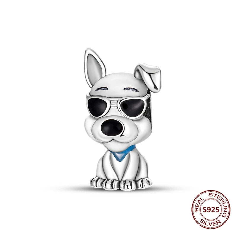 925 Sterling Silver Strawberry Turtle Owl Charm Beads Suitable For Original Bracelet Women DIY Jewelry Making Birthday Gifts