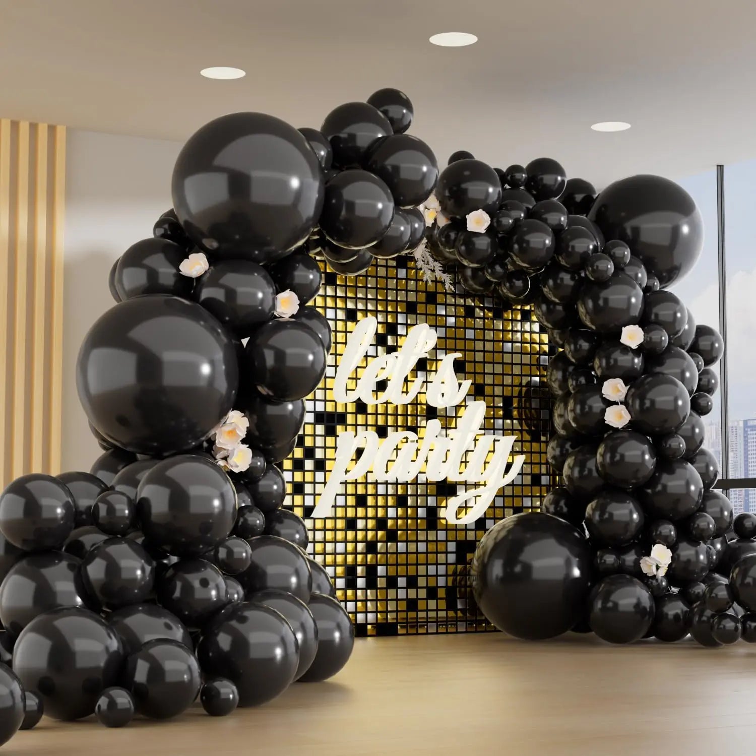 132PCS multi-color latex balloon set suitable for birthday parties, weddings, Valentine's Day party decoration