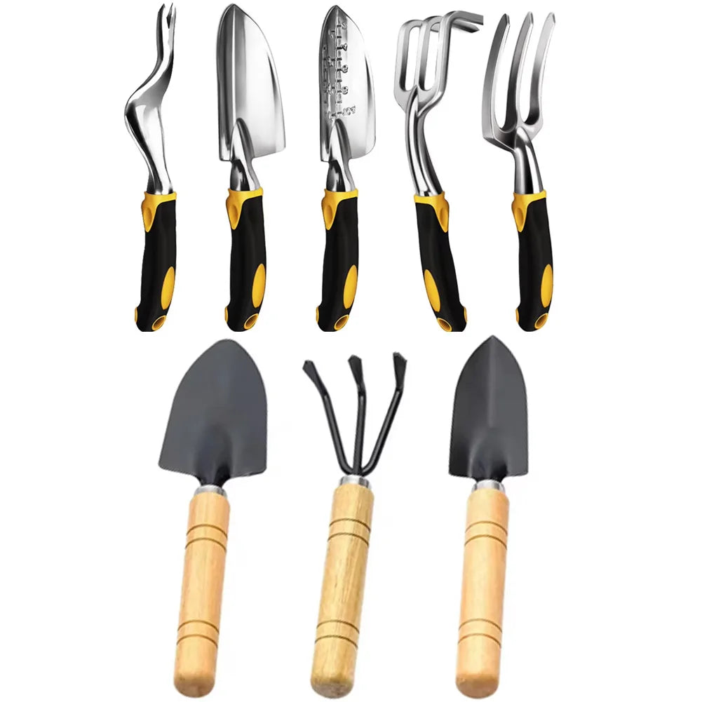 Garden Tool Hand Trowel,Rake,Cultivator,Weeder Tools With Ergonomic Handle,Garden Lawn Farmland Transplant Gardening Bonsai Tool