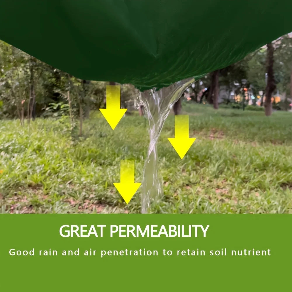 Heavy duty landscape fabric, used to prevent weeds in gardens, suitable for ground covering plants, garden fabric