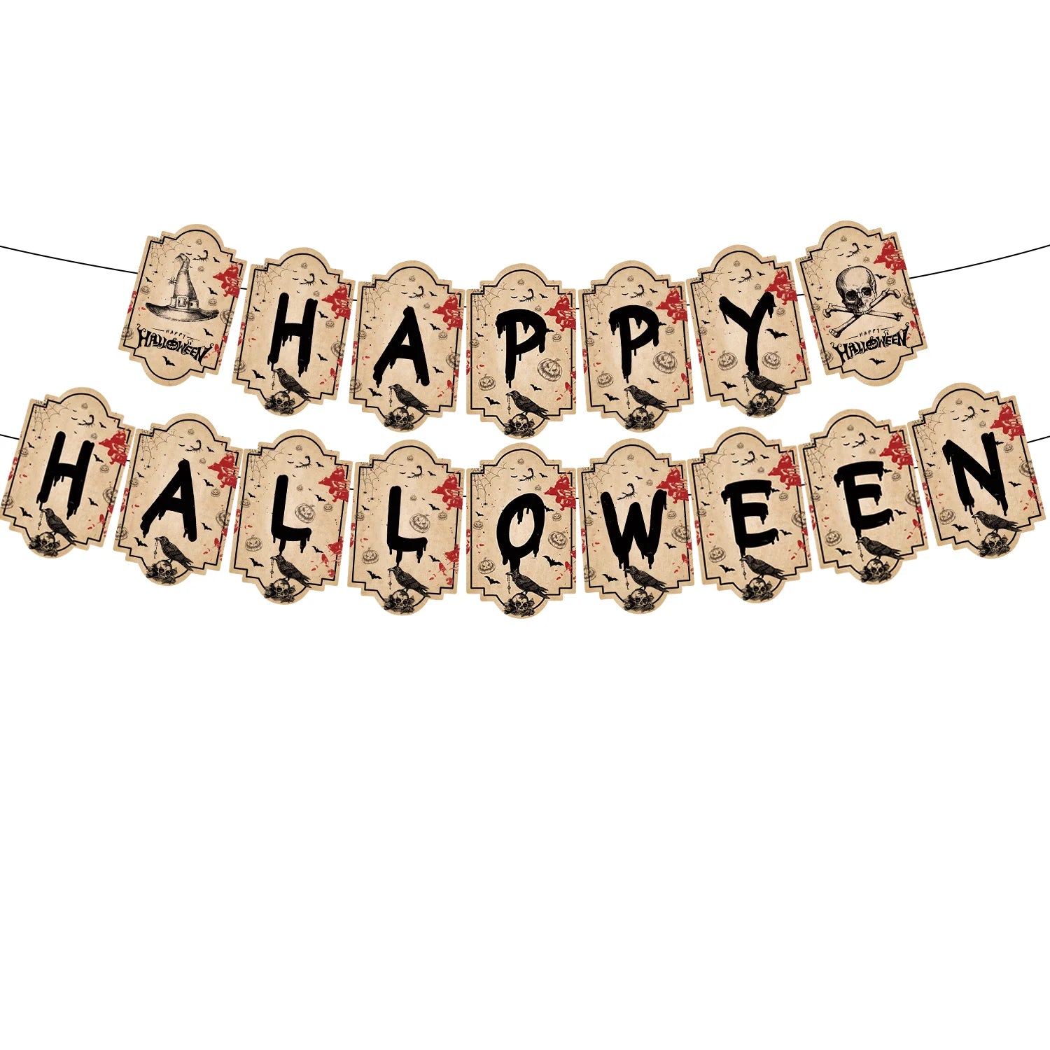 Halloween Ghost Shape Disposable Tableware Paper Plates Cups Halloween Happy Birthday Party Decoration For Home