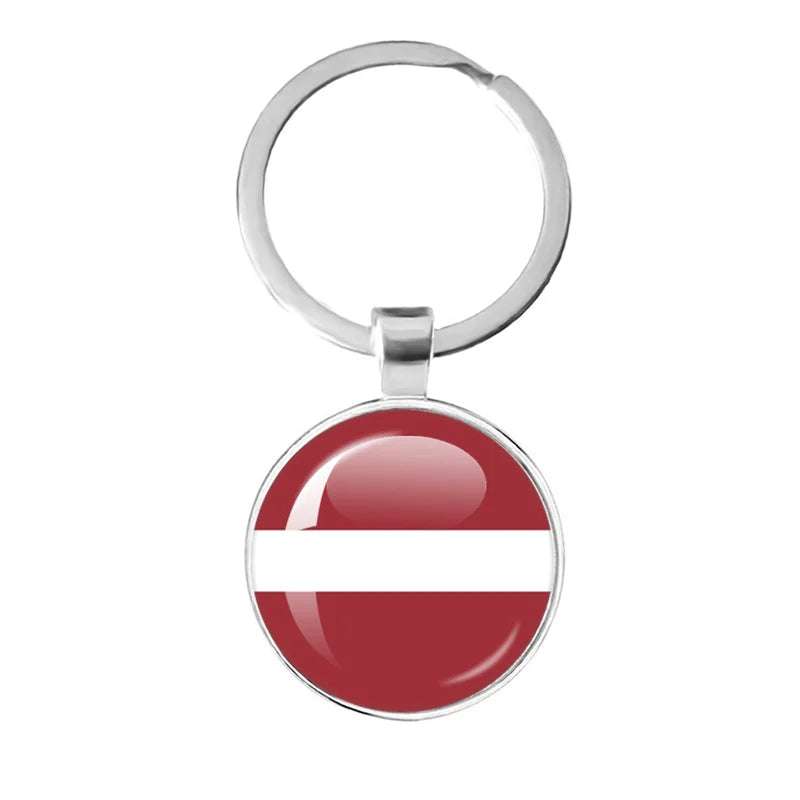 European National Flags, Albania, Andorra, Belarus, Belgium, Bosnia and Herzegovina, Bulgaria, Croatia, Popular Key Chain