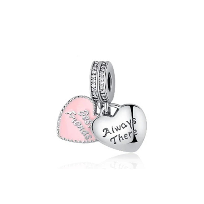 Valentine's Day Charm An Arrow Pierces The Heart Pendant Forever Love Bead Fit Original Bracelet DIY Accessories Jewelry Gift