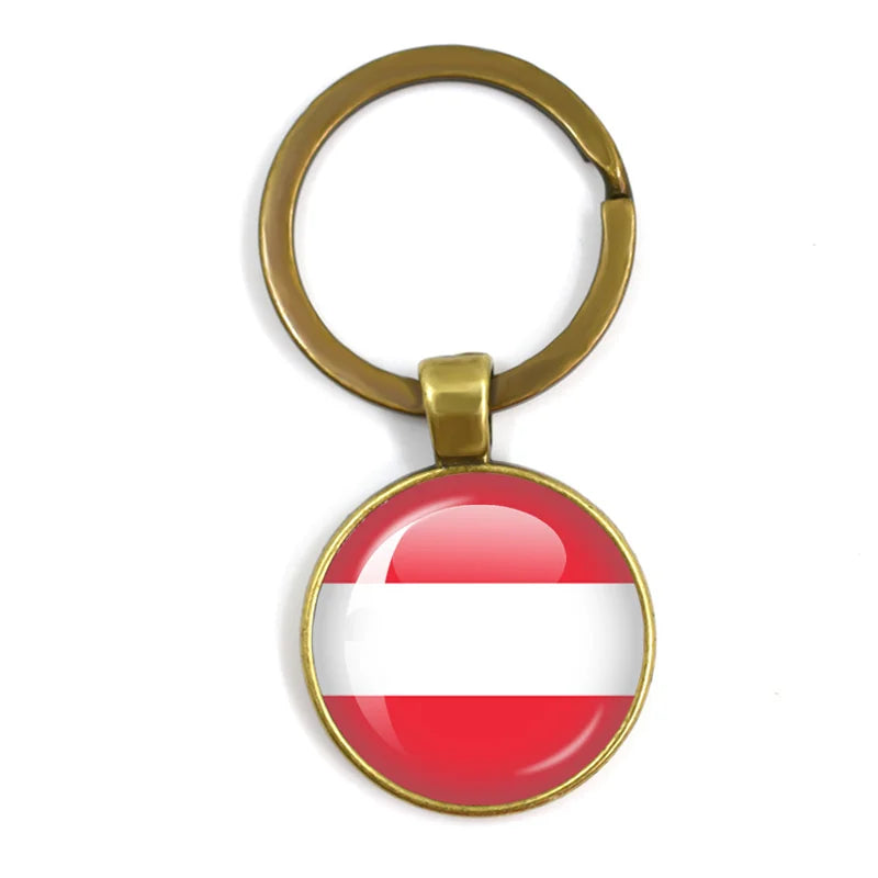 European National Flags, Albania, Andorra, Belarus, Belgium, Bosnia and Herzegovina, Bulgaria, Croatia, Popular Key Chain