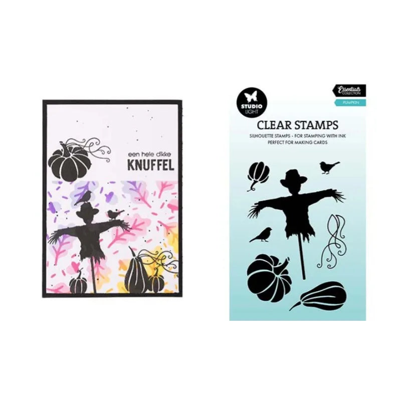 Umbrella Mushrooms Pumpkin Animals Autumn Tree Card Metal Cutting Dies Silicone Stamps Scrapbook Stencil Photo Album DIY Paper