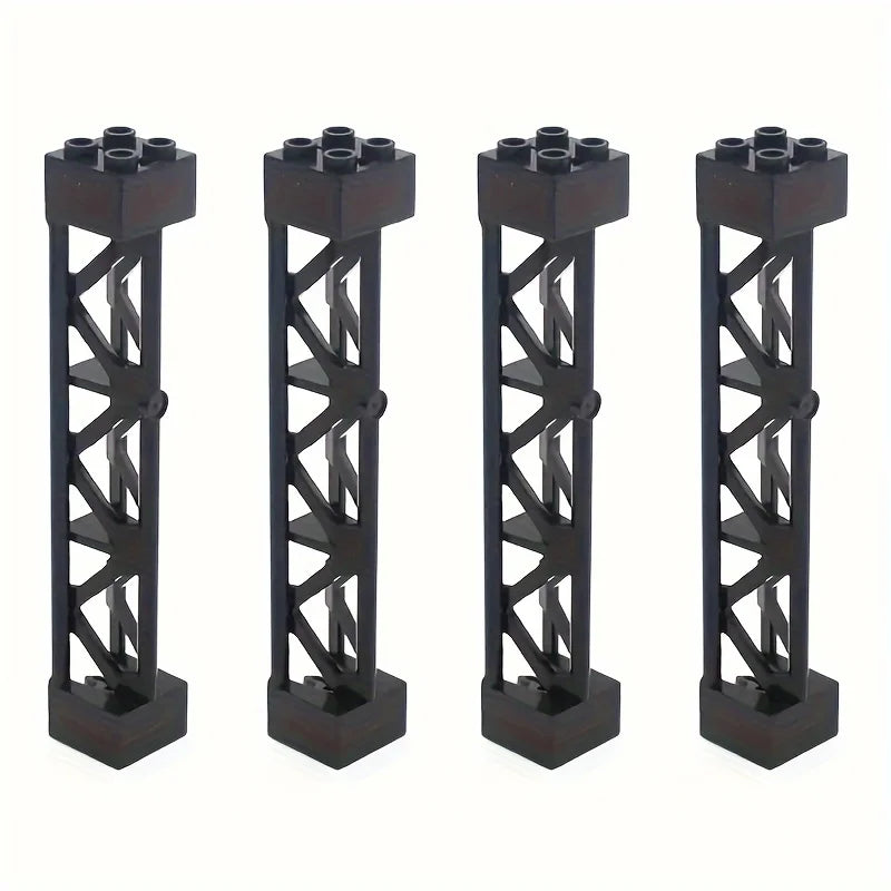 3pcs Plates 16 X 16 Double Sided Baseplate Building Blocks, Base Plate City Parts, Educational Toy Halloween Christmas Gifts