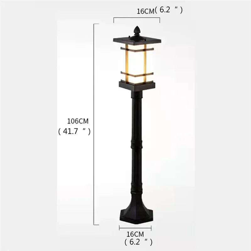 GISELLE Contemporary Outdoor Lawn Lamp LED Electric Waterproof Villa Garden Courtyard District Residential Quarters Lawn Lamp ﻿