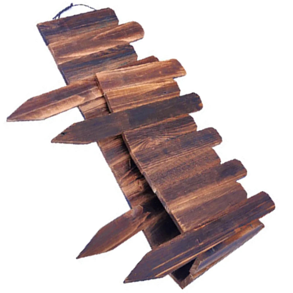 Vegetable Field Fence Edging for Garden Gardening Decorative Wood Landscape Courtyard Border Picket