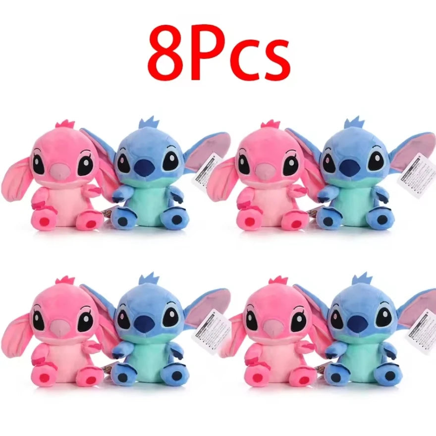 12cm 20cm 25cm Stitch Stuffed Plush Models Cartoon Stuffed Plush Dolls Anime Plush Baby Toys Kawaii Kids Birthday Gift