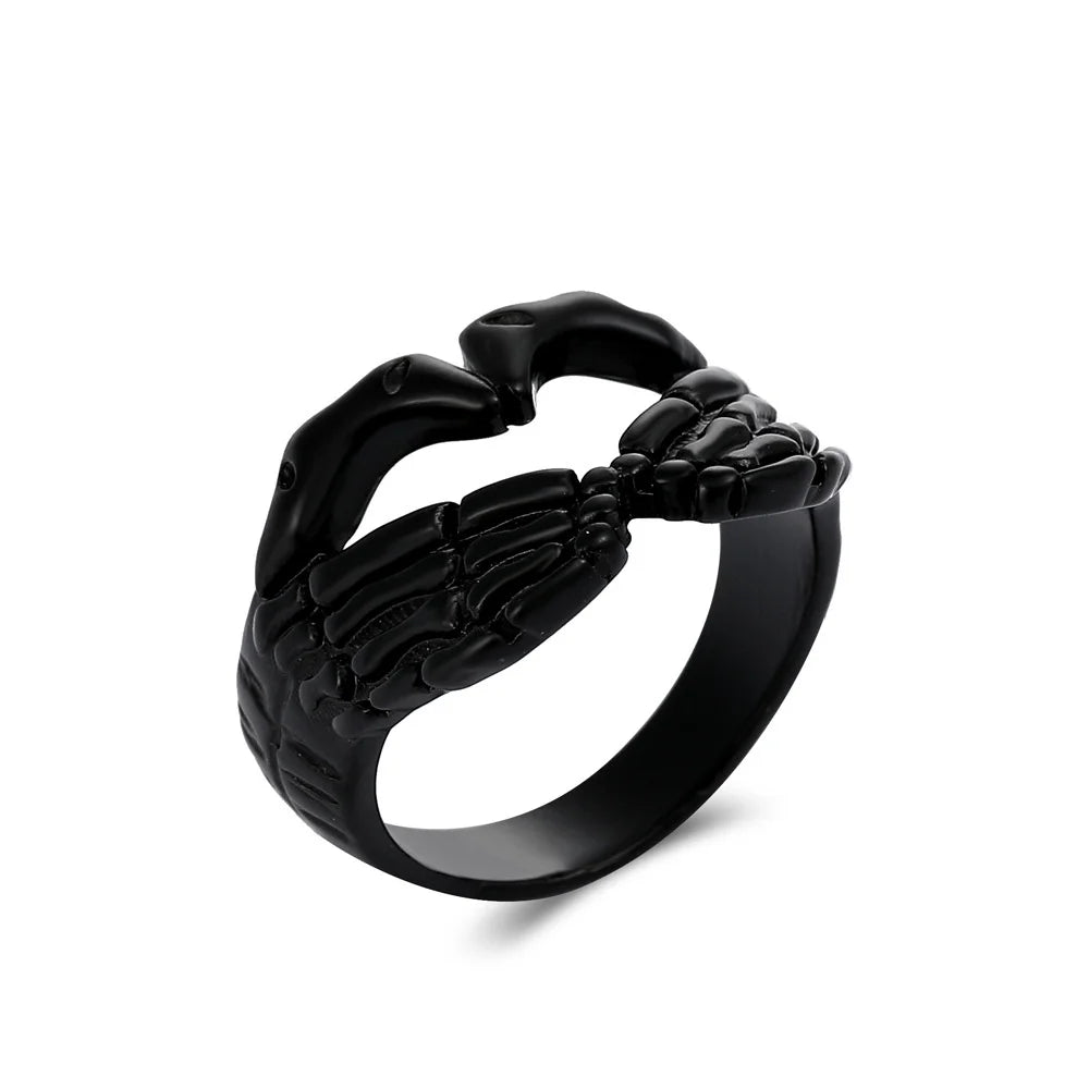 Punk Alien Ring Alloy Men's and Women's Jewelry Halloween Party Birthday Gift Fashion Decoration Finger Accessories 2024 trend