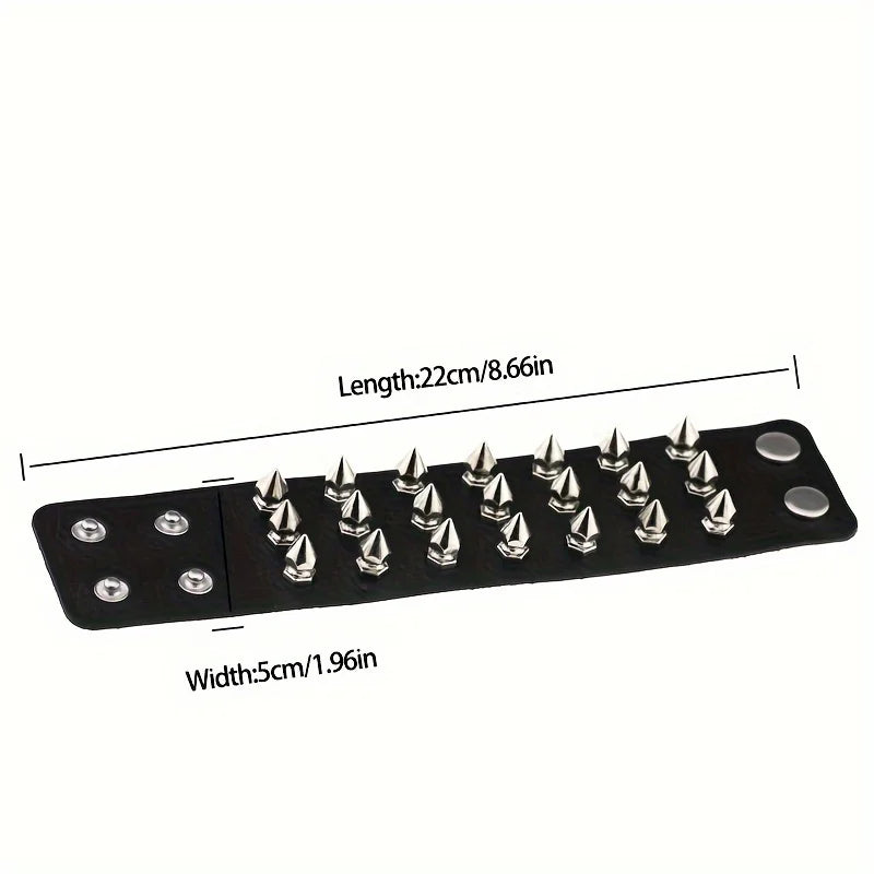 Fashion Gothic Punk Retro Multi Chain Street Dance Bracelet For Halloween Cosplay Christmas Party Birthday Lovers Gifts