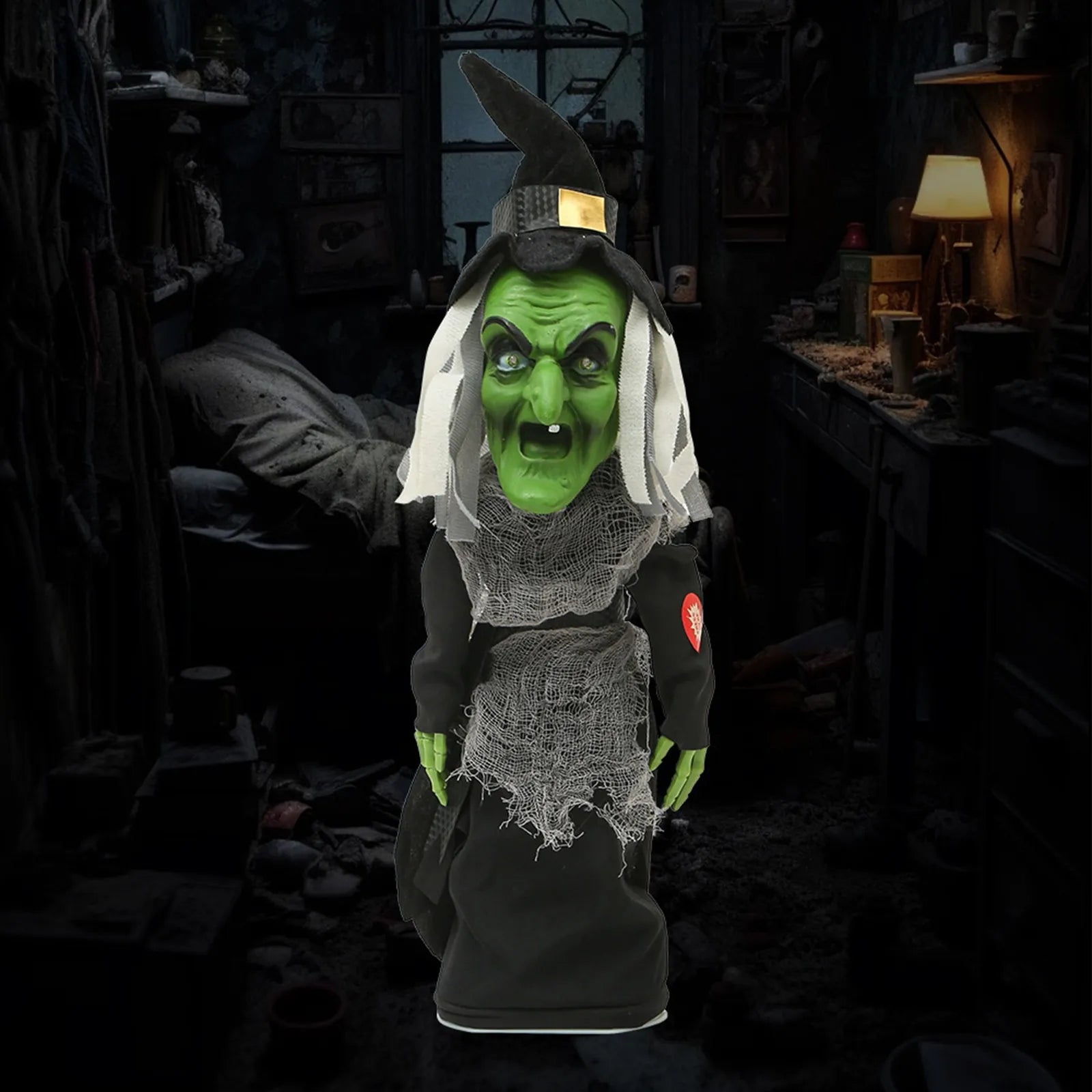 Halloween Horror Witch Ornaments Witch Horror Party Haunted House Room Atmosphere Layout Props Halloween Hanging Decor, Gift