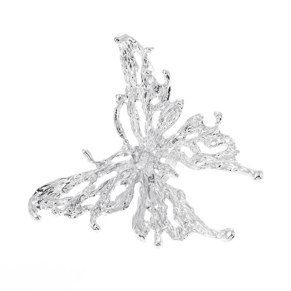 Punk Alien Ring Alloy Men's and Women's Jewelry Halloween Party Birthday Gift Fashion Decoration Finger Accessories 2024 trend