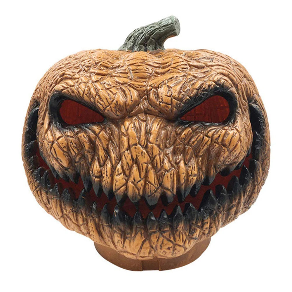Horrible Evil Pumpkin Light Battery Powered Lamp Halloween Party Holiday Decor