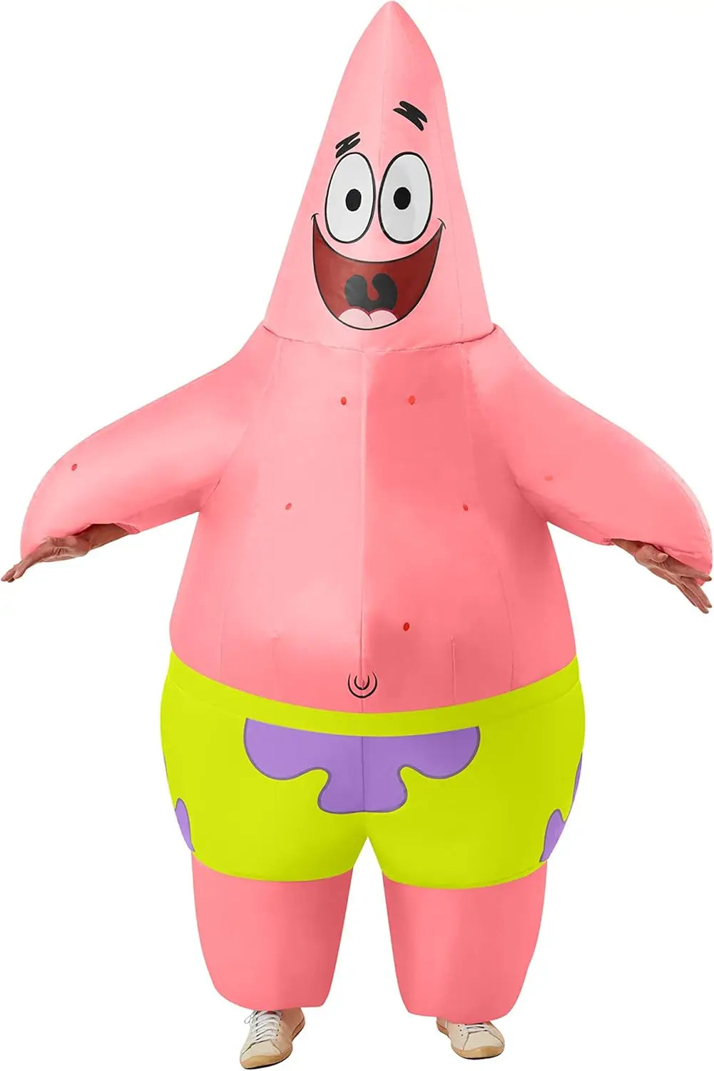 Adult SpongeBob SquarePants Inflatable Patrick Star Cosplay Costumes Halloween Christmas Theme Party Funny Cartoon Cute Costumes
