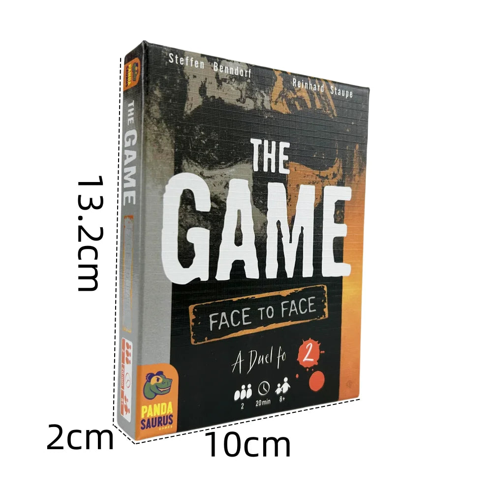 The Game: Face to Face Card Game - A Thrilling 2-Player Dueling Version Christmas Halloween Board Deck