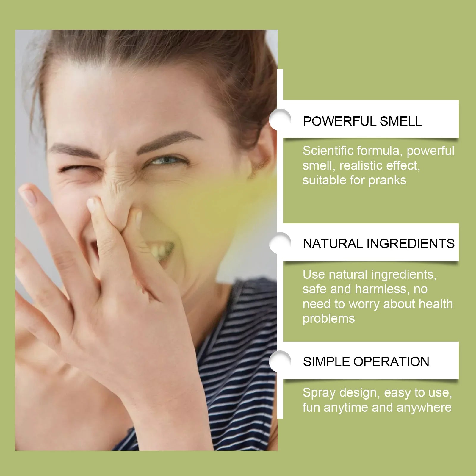 100ml Super Stink Fart Spray–Prank Trick Spray with Extra Potent Stench,Fake Poop Scent,Emitting"Foul Fart"Odor,Party Supplies