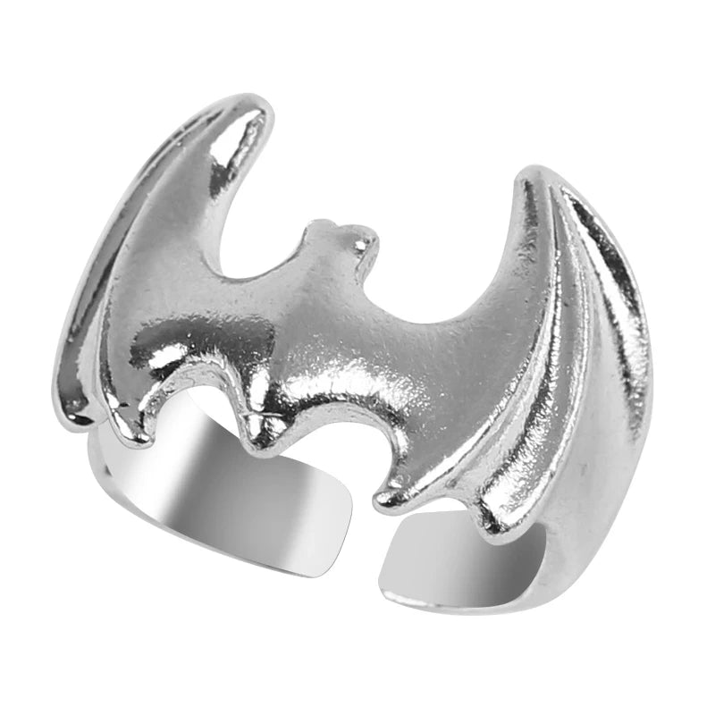 Punk Alien Ring Alloy Men's and Women's Jewelry Halloween Party Birthday Gift Fashion Decoration Finger Accessories 2024 trend