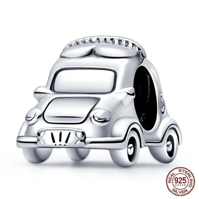 Original Ocean Series Fit 3mm Bracelet 100% Authentic 925 Sterling Silver Turtle Crab Mermaid Charm Beads DIY Jewelry Gift