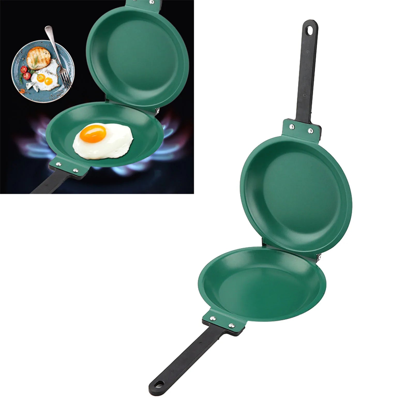 Double Side Titanium Steel Coating  Frying Pan Pancake Maker Household Kitchen Cookware Pancake Frying Pan Kitchen Cookware