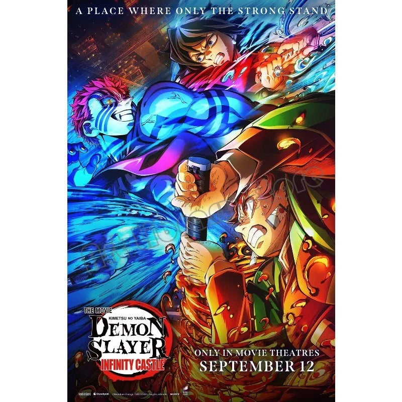 Japanese Hot Anime D-Demon Slayer Kimetsu No Yaiba Infinity Castle 2025 Manga Poster Canvas Painting Wall Pictures Home Decor