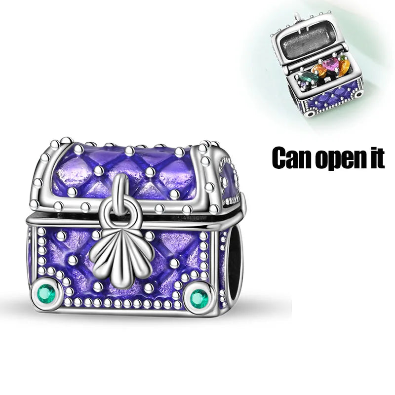 Ocean Trendy 925 Silver Dolphin Crab Boat Beach Charms Beads Fit 3mm Original Bracelets DIY Thoughtful Fine Jewelry Making Gifts