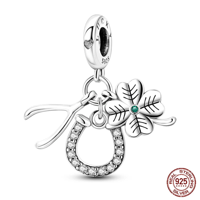 925 Silver Fashion Camera Coffee Cup Flower Charms Beads Fit Qikaola 925 Original Bracelet DIY Birthday Jewelry Making For Women