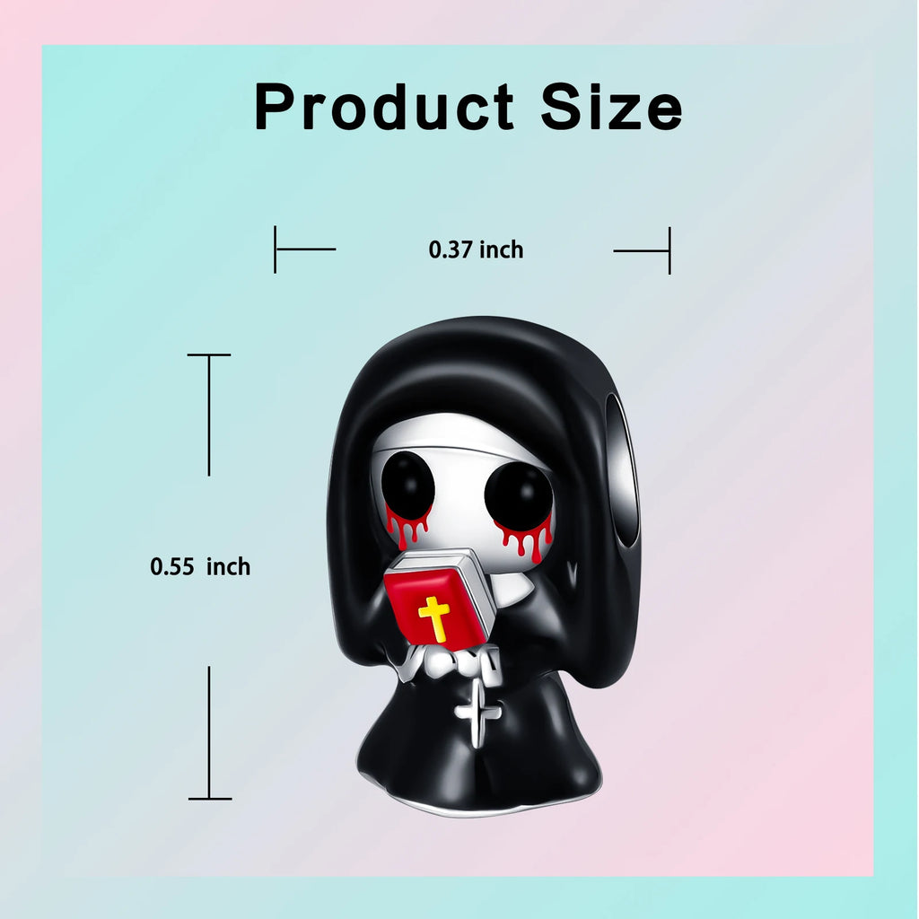 Skull Demon pumpkin Head Ghost Halloween pendant Jewelry Beads for s925 Original Bracelet Plata De Ley 925 boutique charms gift