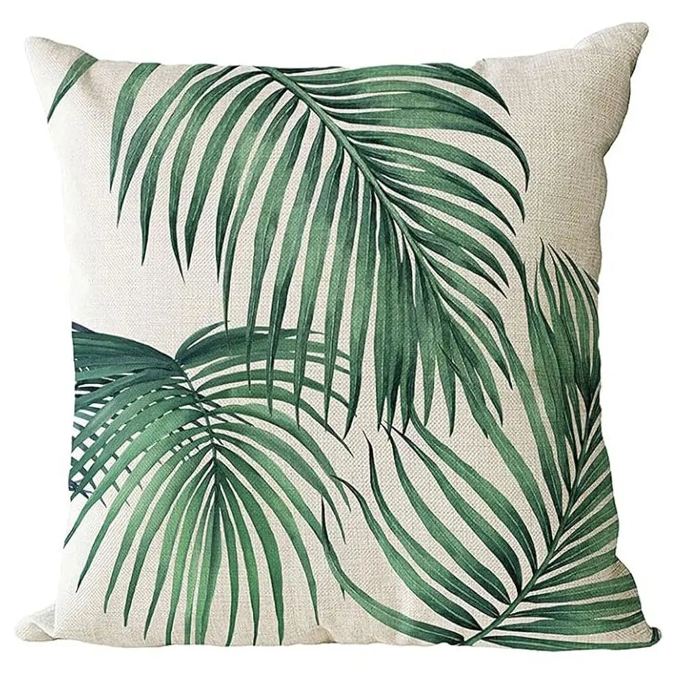 Fresh Green Plant - fashion PillowcasesBedroom Living Room Sofa Home Decor Polyester Cushion Cover with Zipper