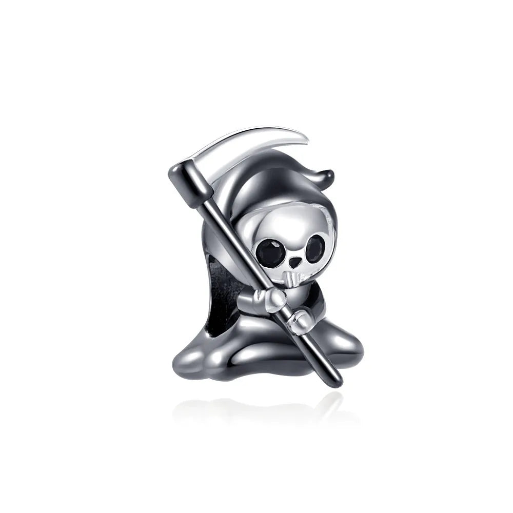 Halloween Dark Demons Pumpkin Bat 925 Sterling Silver Bead Charm Hang Fit Original Bracelet Necklace DIY Fashion Jewelry Making﻿